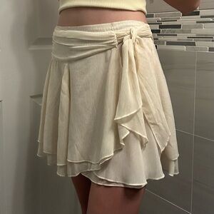 Aerie Chiffon Wrap Skirt